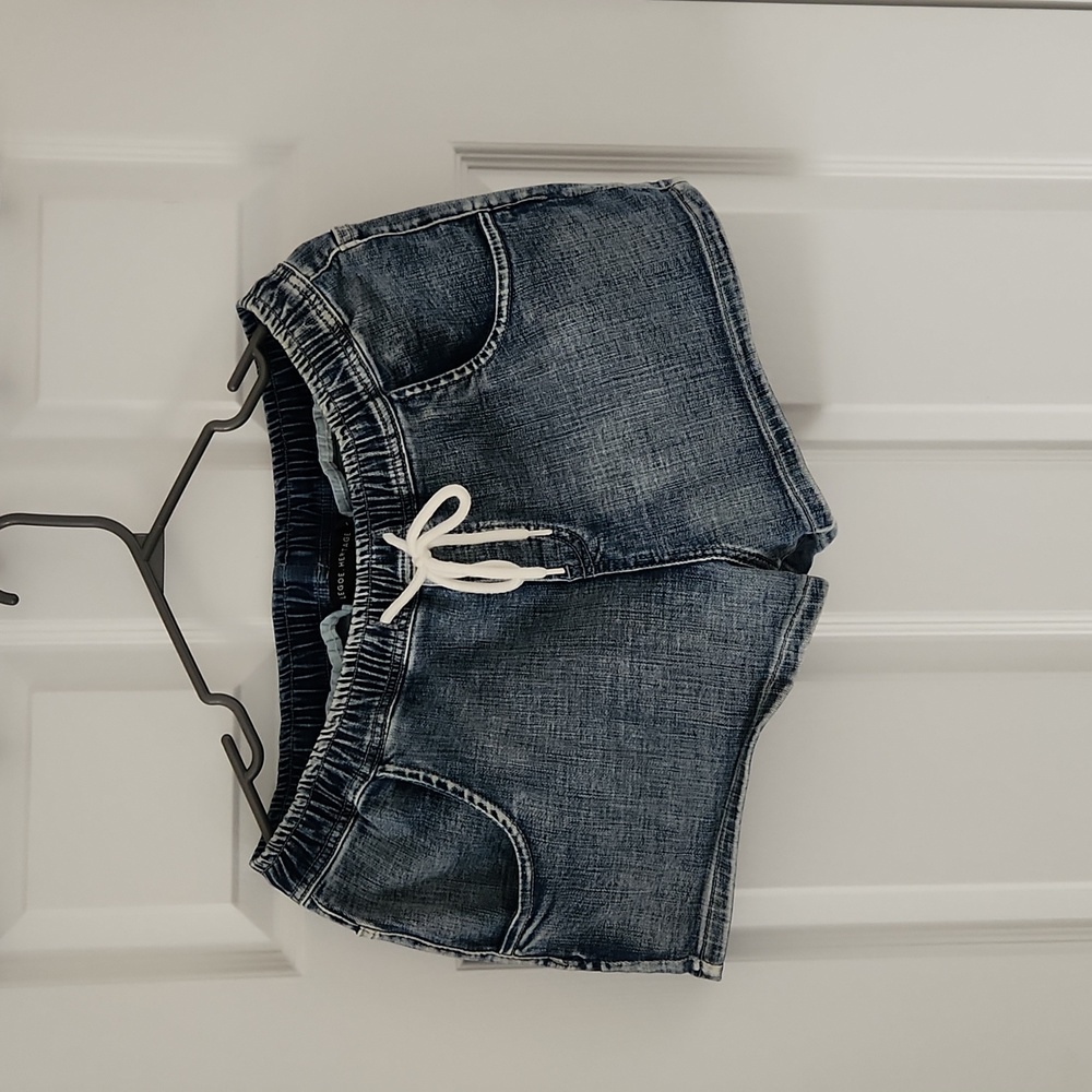 LEGOE HERITAGE denim maternity shorts